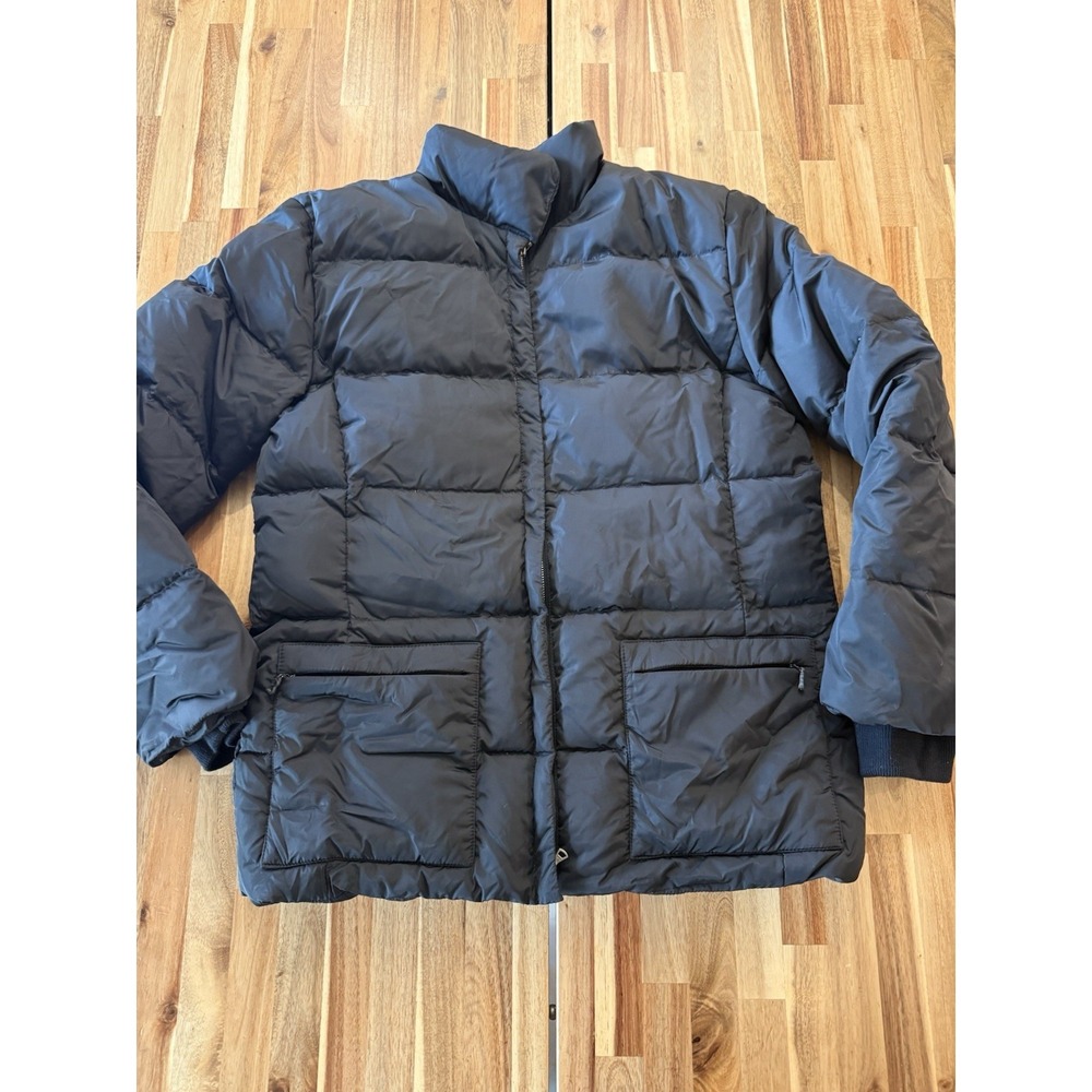 Vintage Bogner Sport Goose Down Ski Jacket Black Womens 8 Puffer Coat